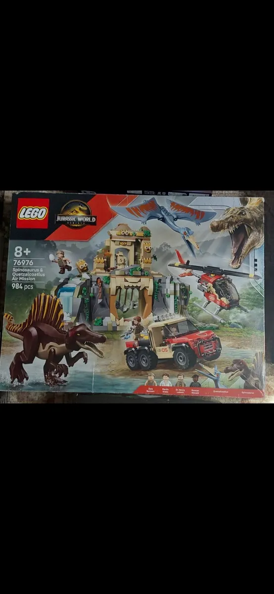 Lego jurrasic park set