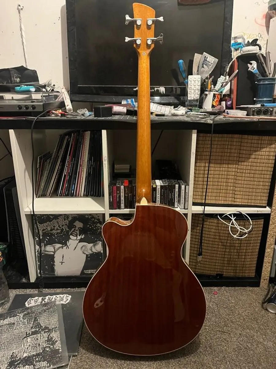 Brunswick Acoustic/Electric Bass Guitar - Image 4