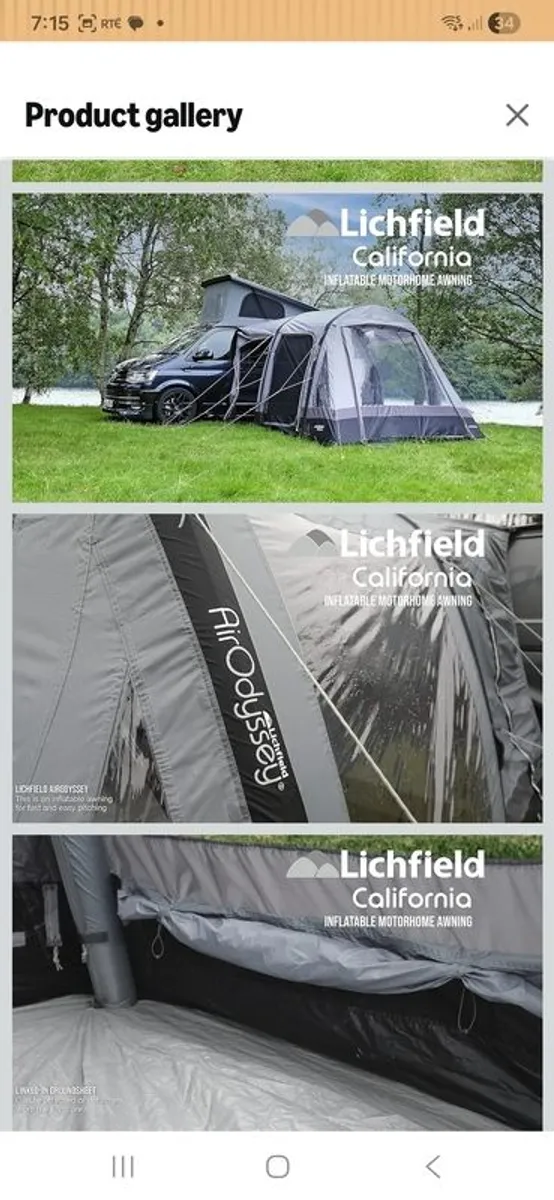 Lichfield Air Odyssey,  driveway awning - Image 2