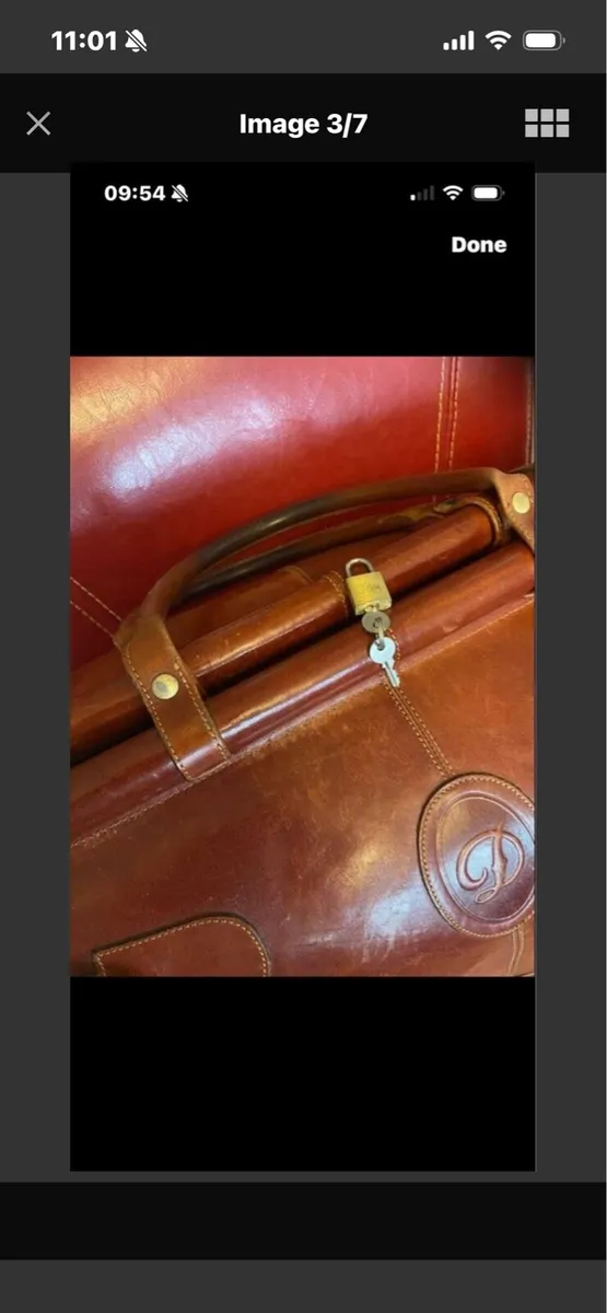 Very Large Quality Leather Hold All - Image 3