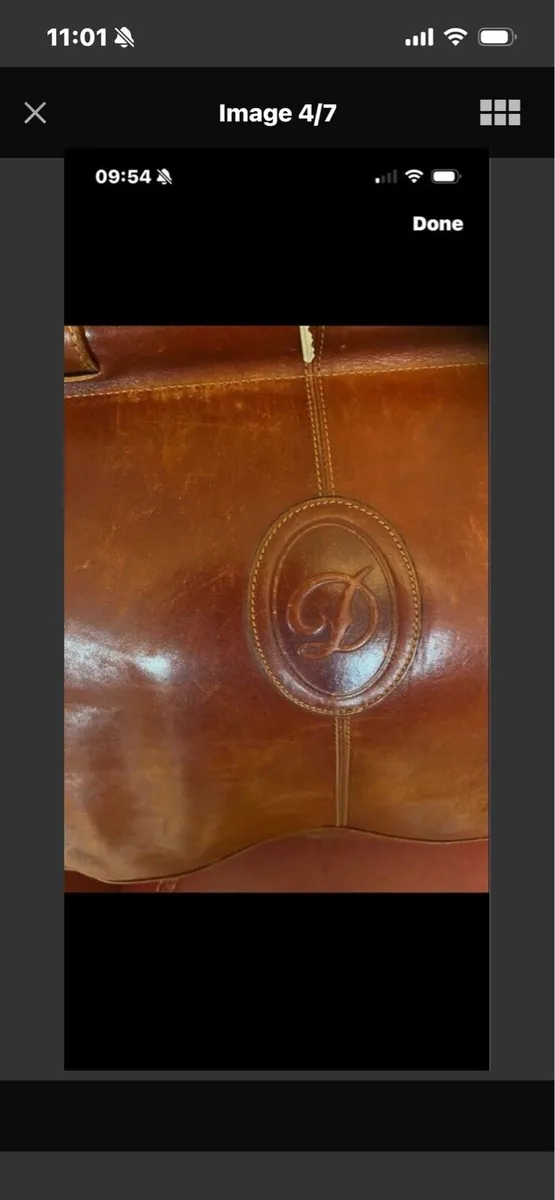 Very Large Quality Leather Hold All - Image 4