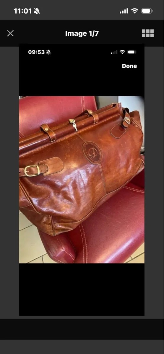 Very Large Quality Leather Hold All - Image 1