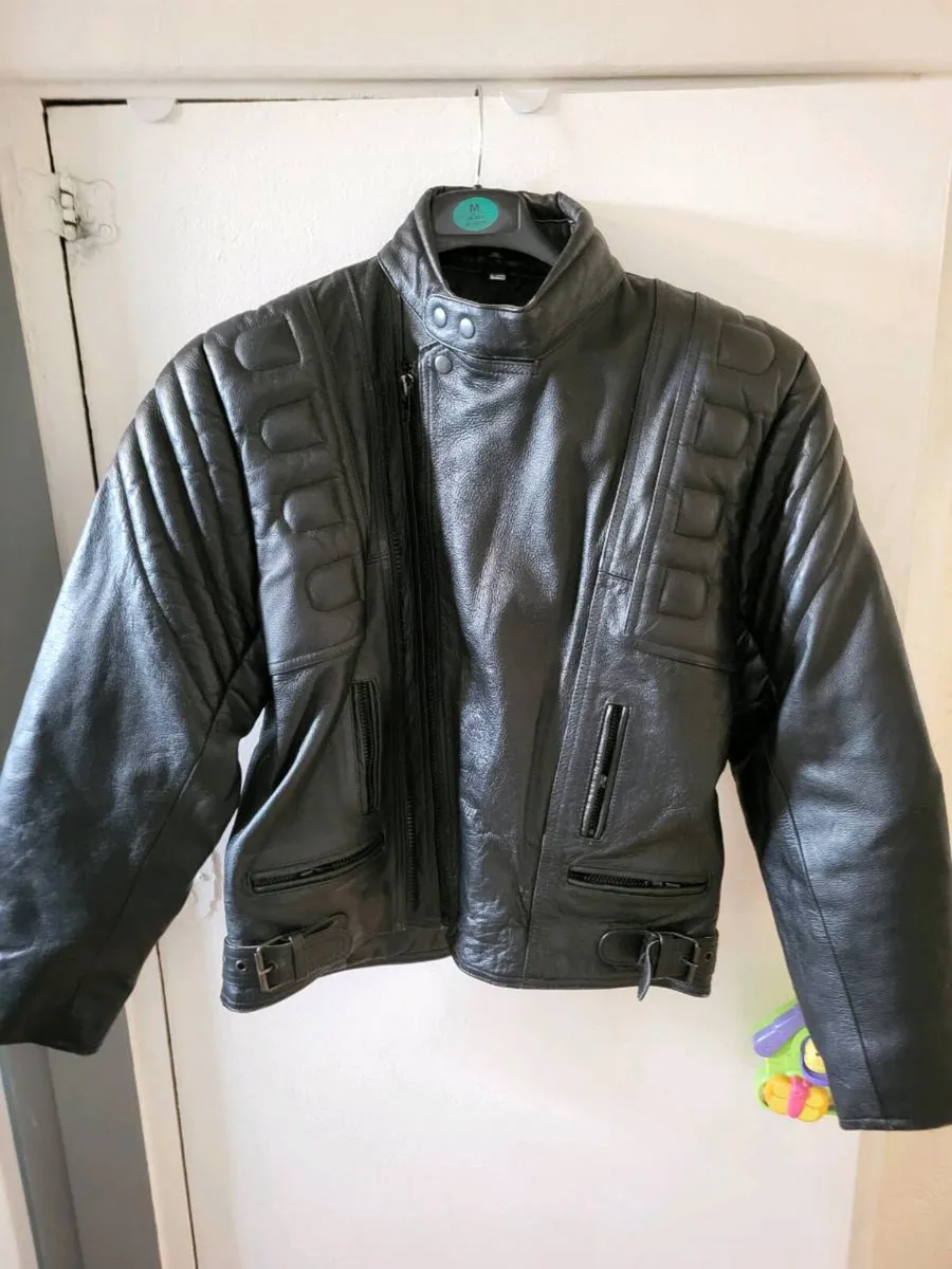 Motorcycle leather jacket - Image 4