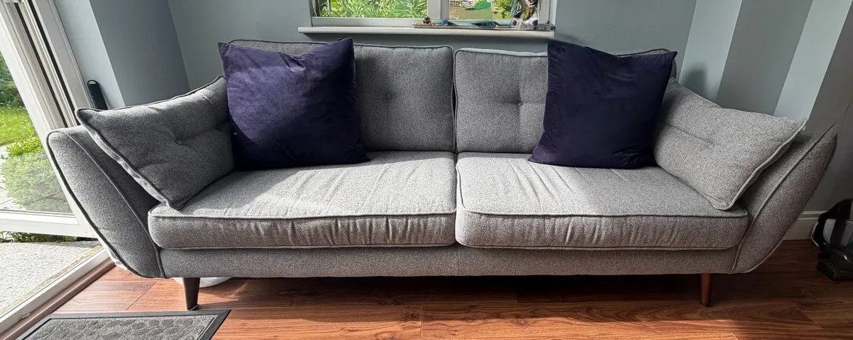 French Connection Zinc Sofa - Image 1