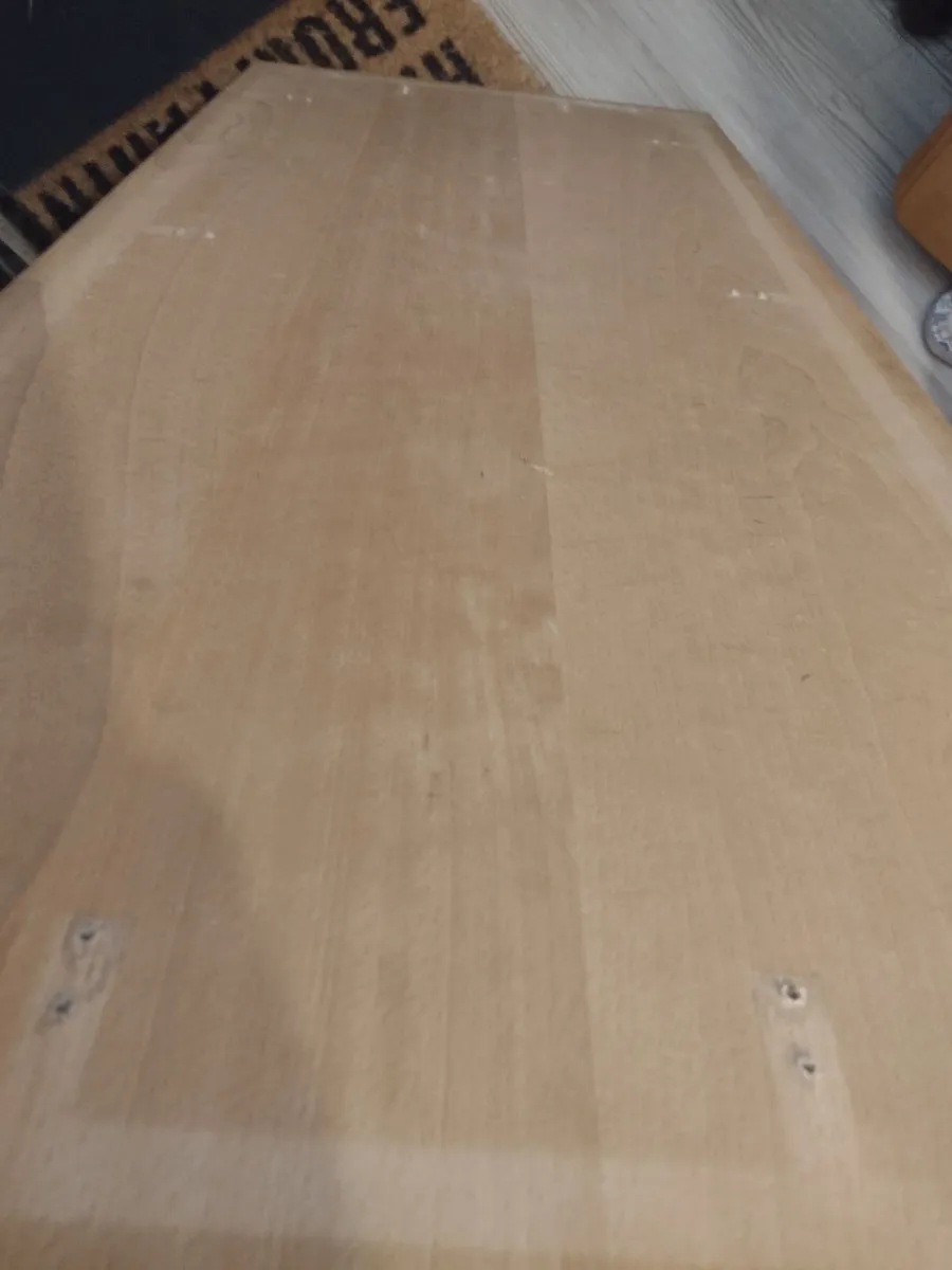 Very heavy solid Oak table top - Image 1