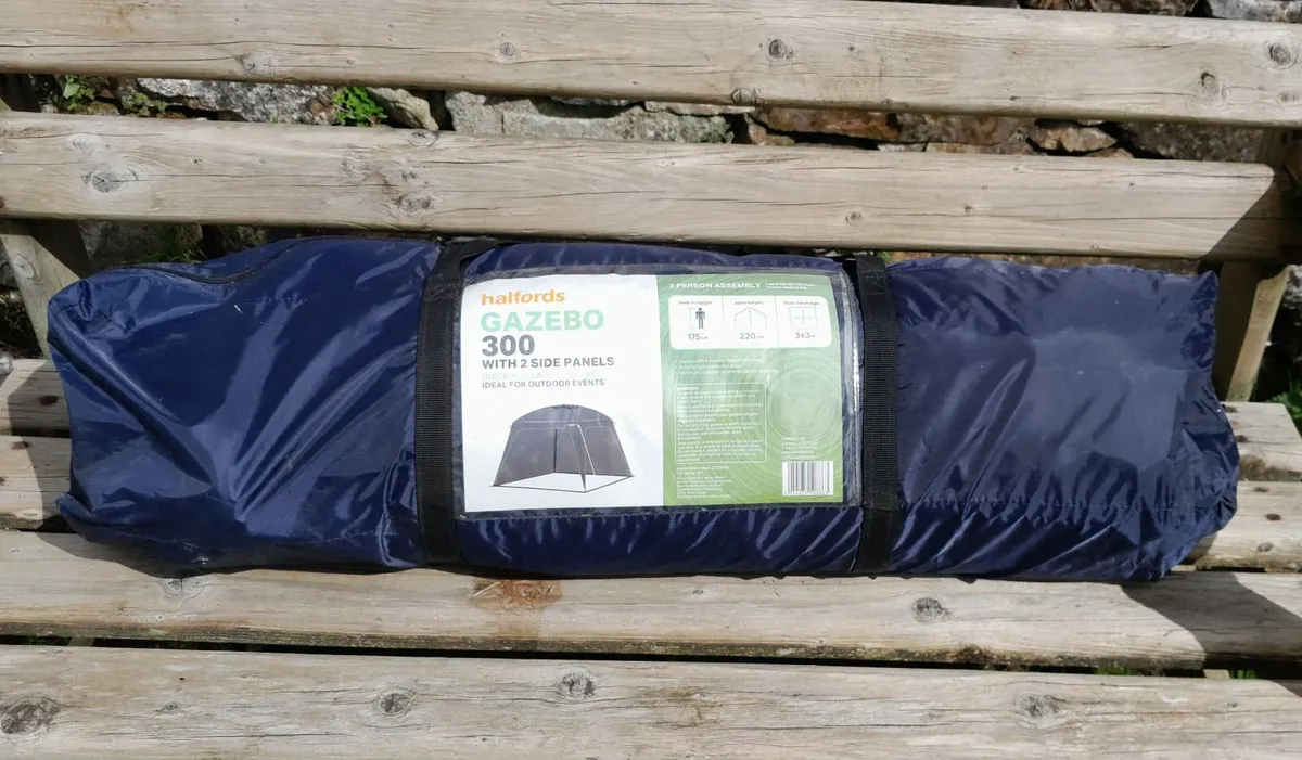 Gazebo 300 (Halfords) -used once - Image 3