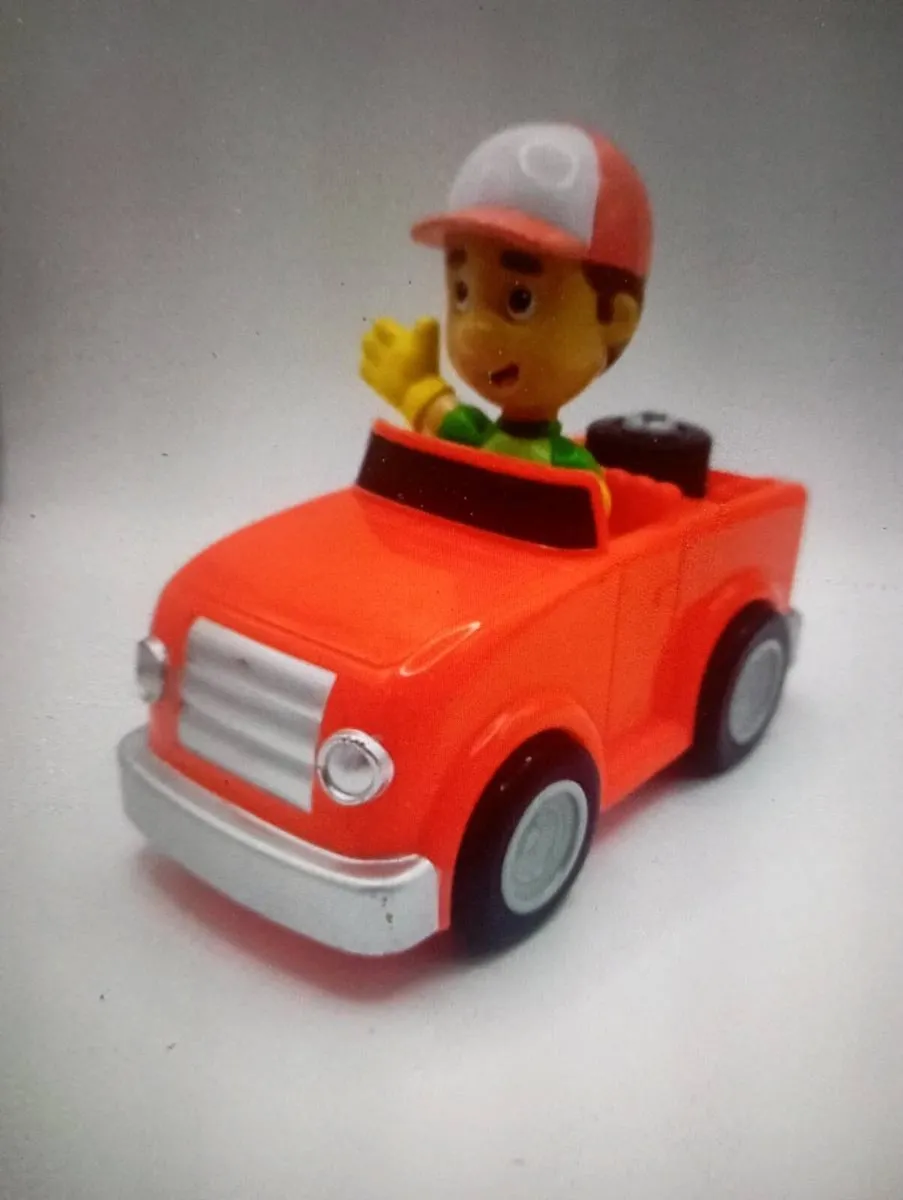 FISHER PRICE TOY  HANDY MANNY  PLASTIC 6" RED CAR - Image 1