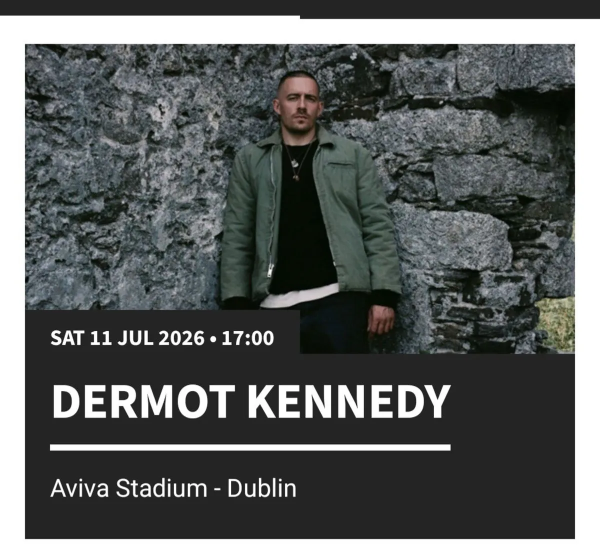 4 Amble & Dermot Kennedy Tickets