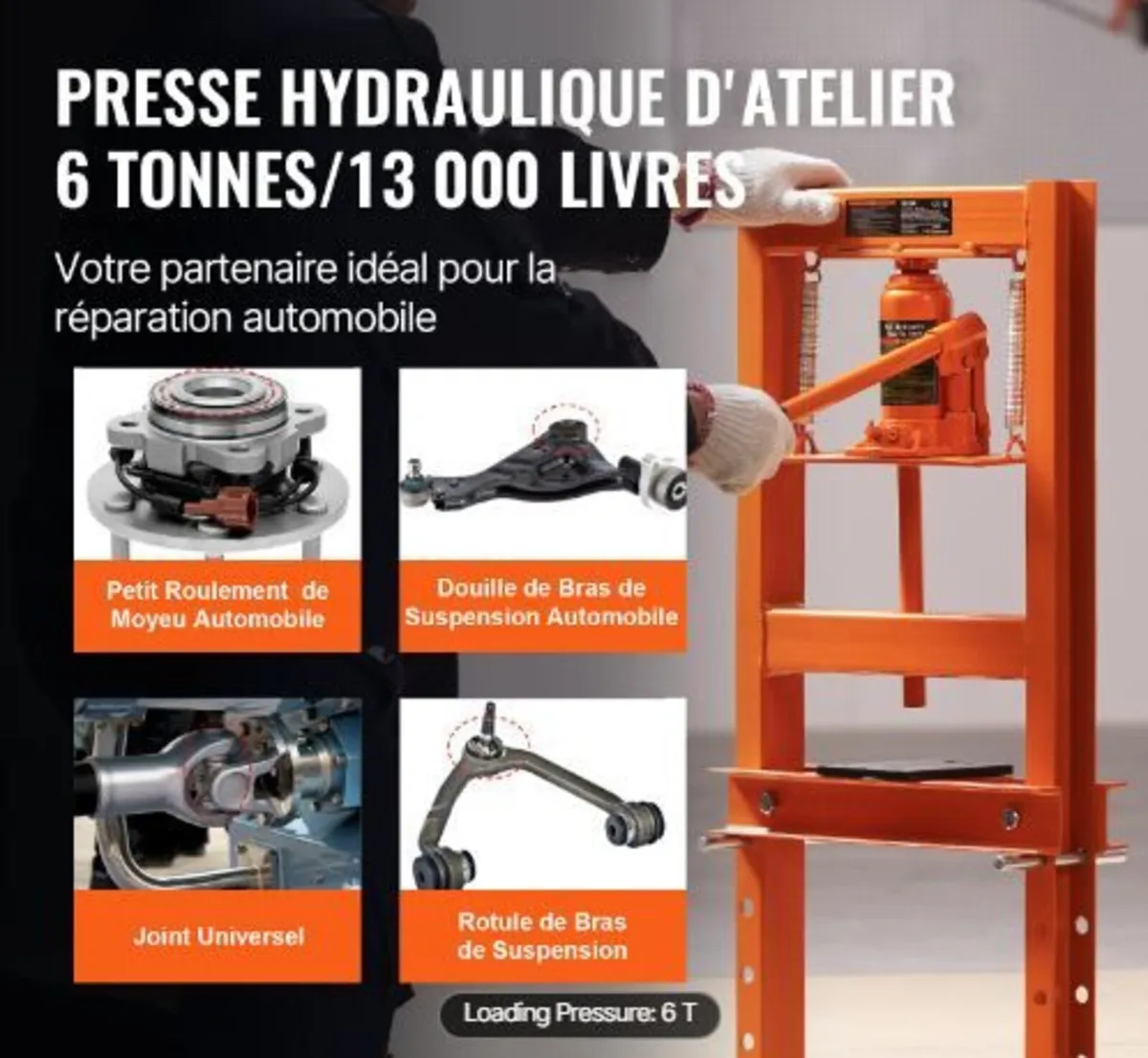 Hydraulic Shop Press 6 Ton - Image 3