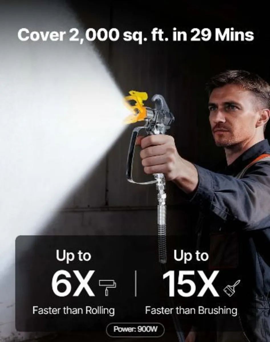 Stand Airless Paint Sprayer, 900W - Image 4