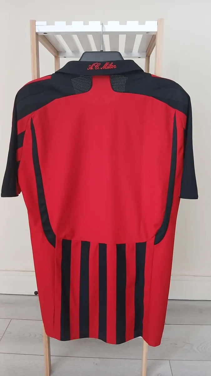 Adidas AC Milan Football Jersey 2007/2008 Bwin - Image 2
