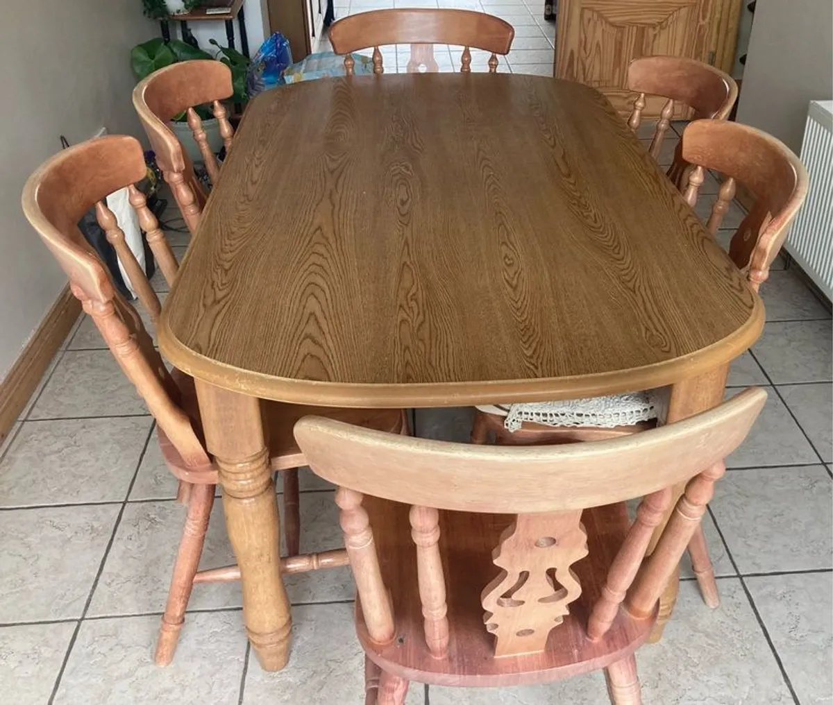 Kitchen Table & 6 chairs - Image 2