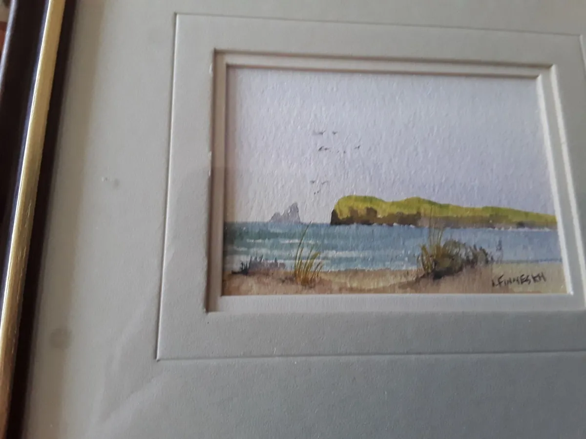 Two   framed water colored by Elizabeth Finnagen - Image 2