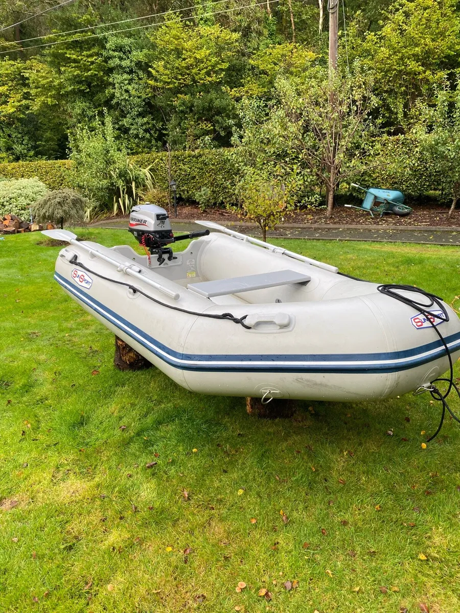 Inflatable boat with 3.5HP engine - Image 1