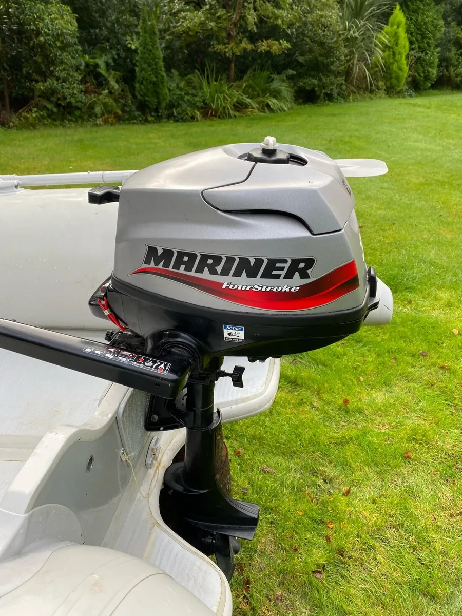 Inflatable boat with 3.5HP engine - Image 4