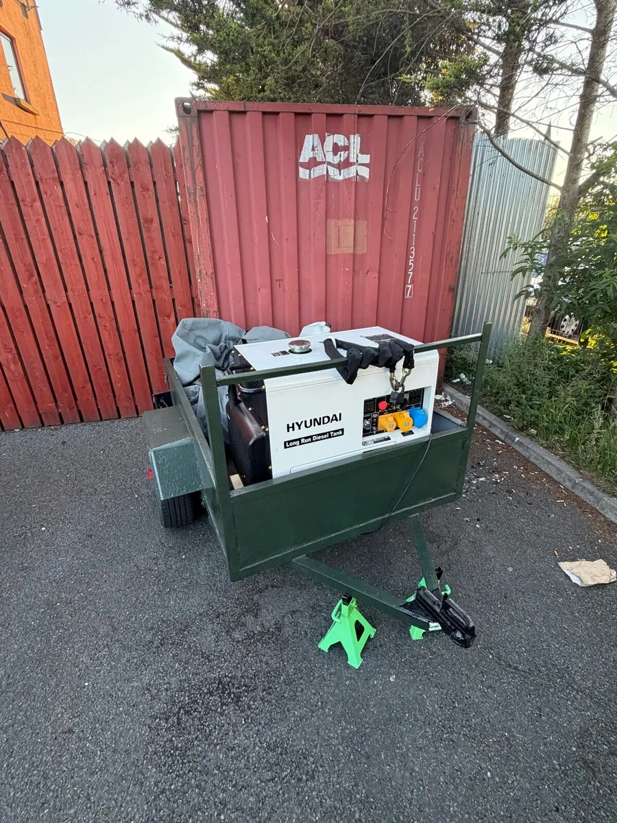 HYUNDAI 6KW / 7.5KVA DIESEL SILENT GENERATOR - Image 1