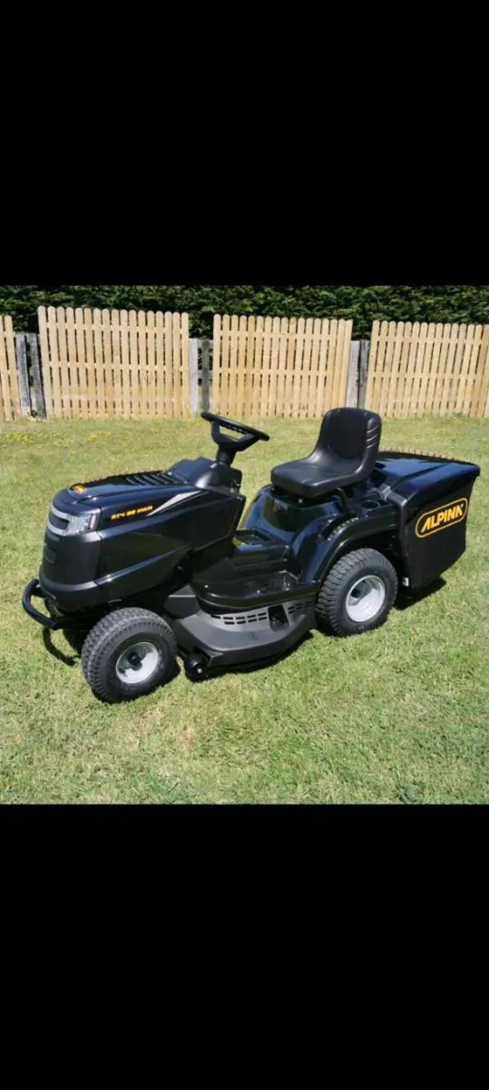 Alpina ride on lawn mower