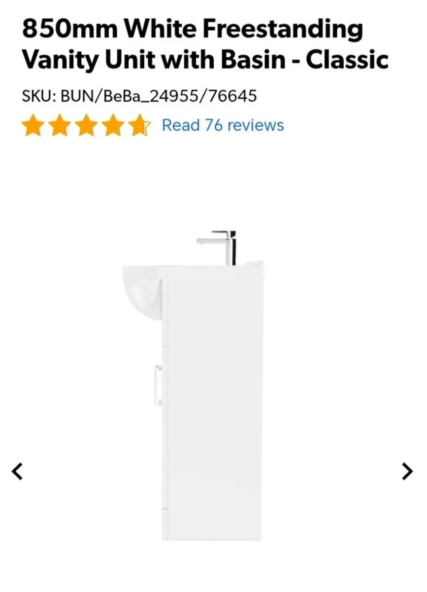 Bathroom vanity and toilet - Image 4