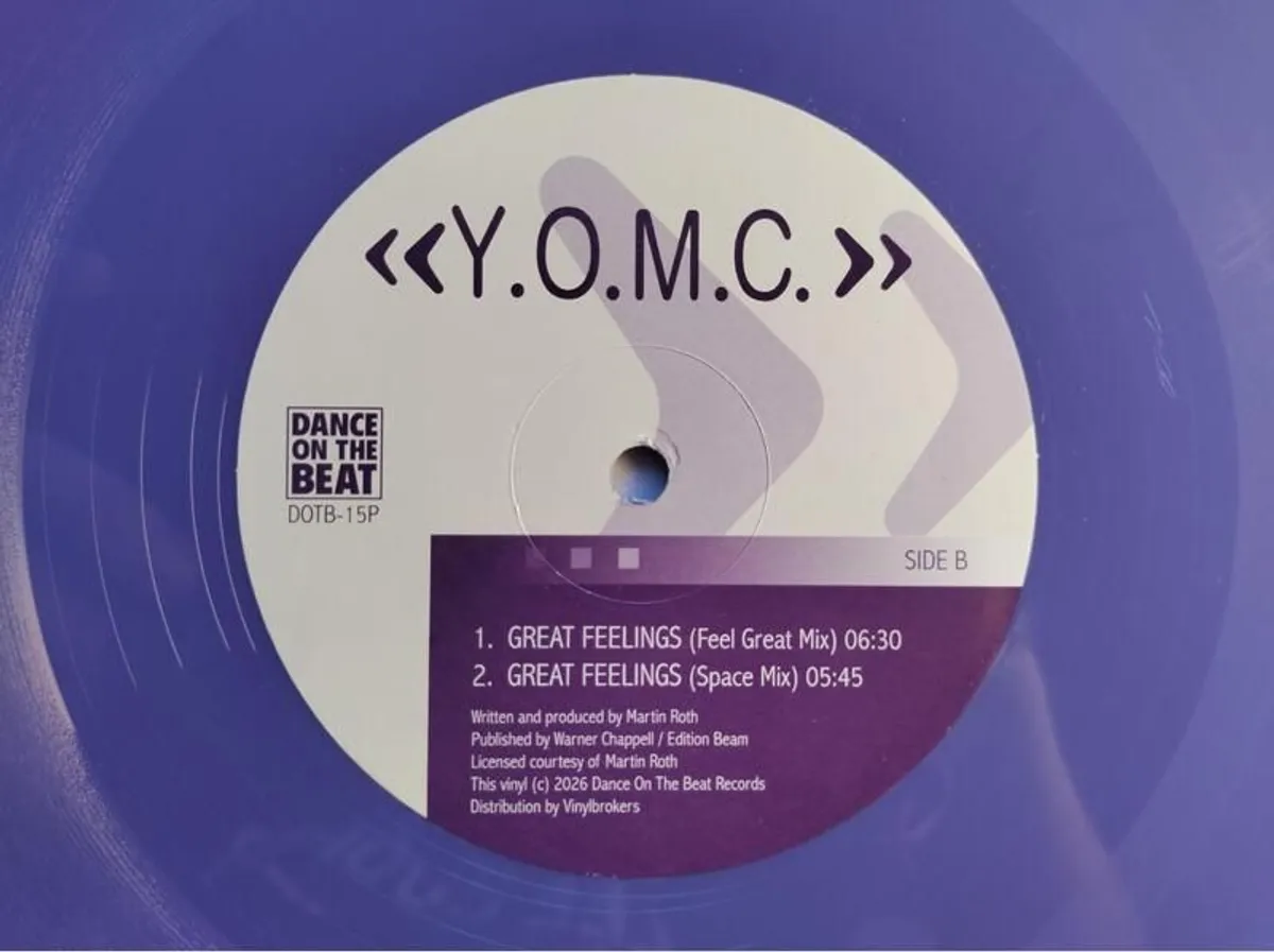 Y.O.M.C. - Great Feelings + OASIS - DOTB Records Italy - Epic Dublin Trance Classic ANTHEM! - Image 1