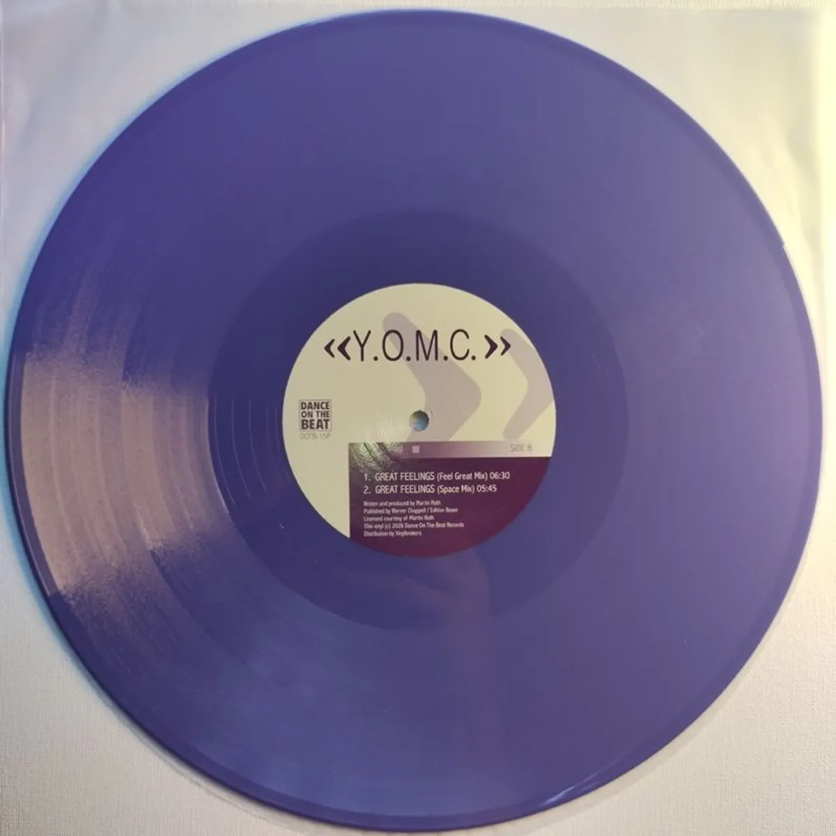 Y.O.M.C. - Great Feelings + OASIS - DOTB Records Italy - Epic Dublin Trance Classic ANTHEM! - Image 3