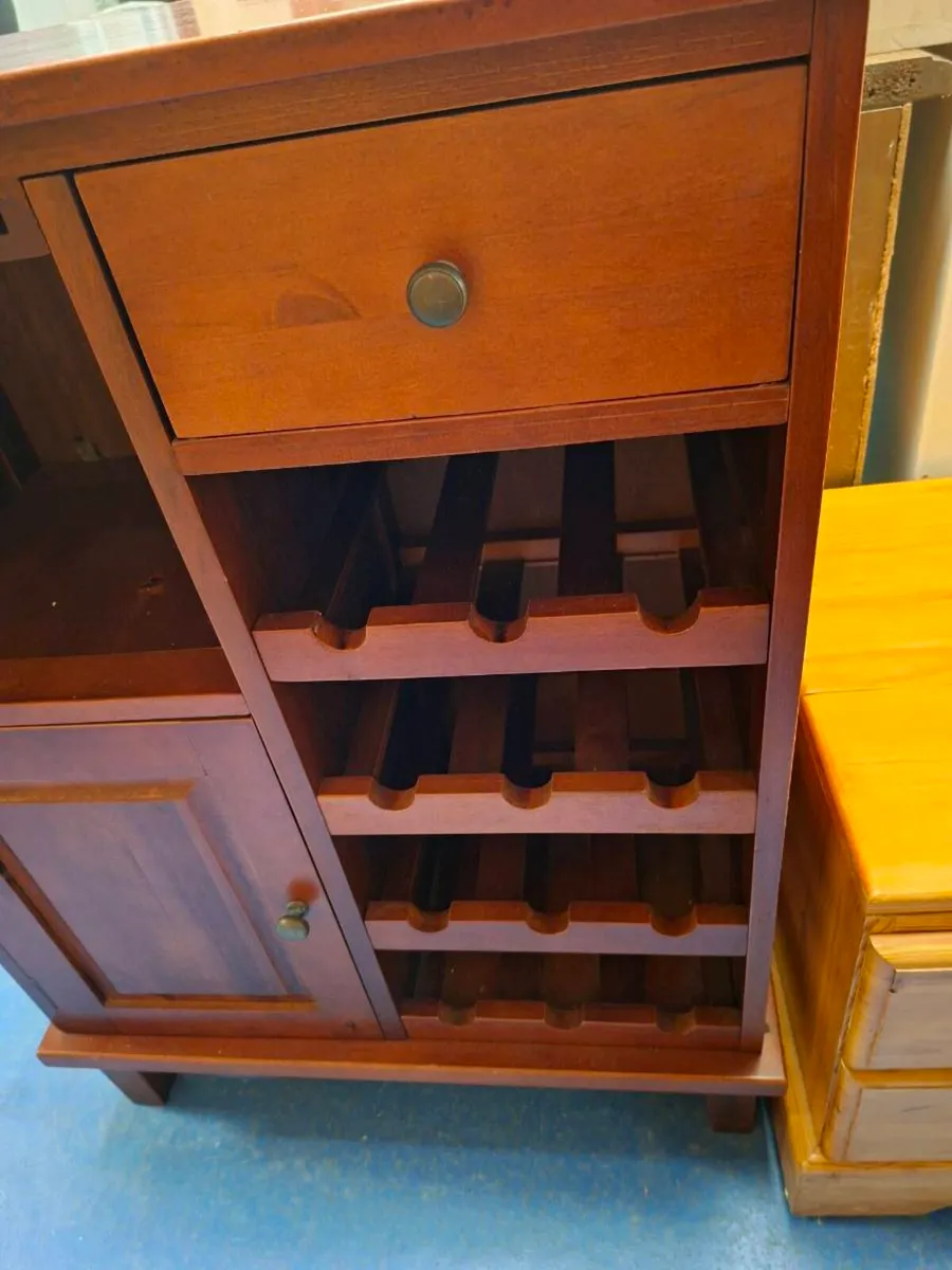 STORAGE UNITVWITH WINE RACK - Image 2