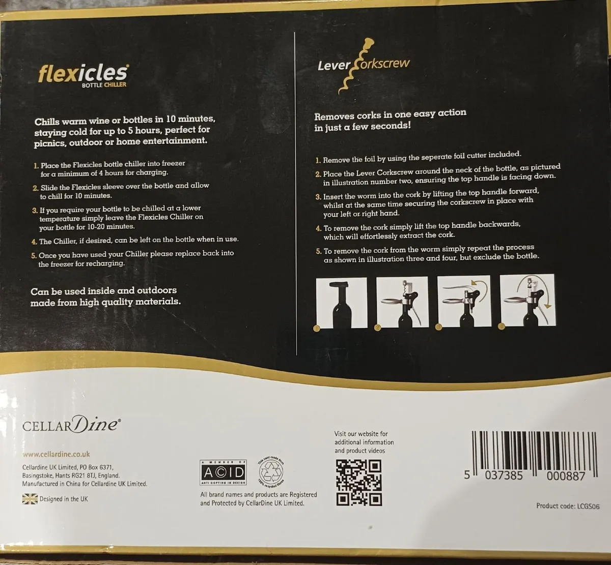 Lever Corkscrew and White Wine Chiller - Image 3