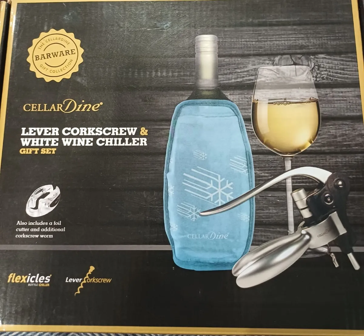 Lever Corkscrew and White Wine Chiller - Image 1