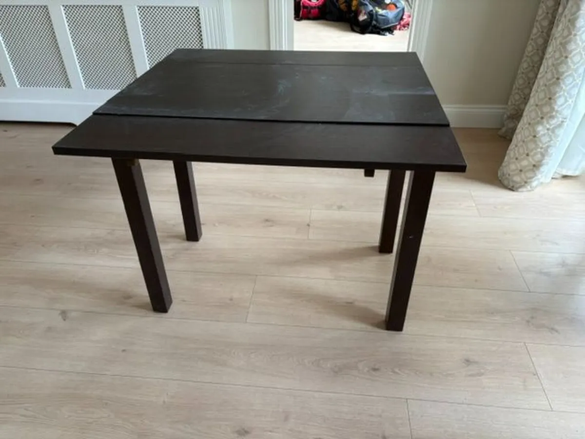 Fold-down Ikea veneer table or desk - Image 1