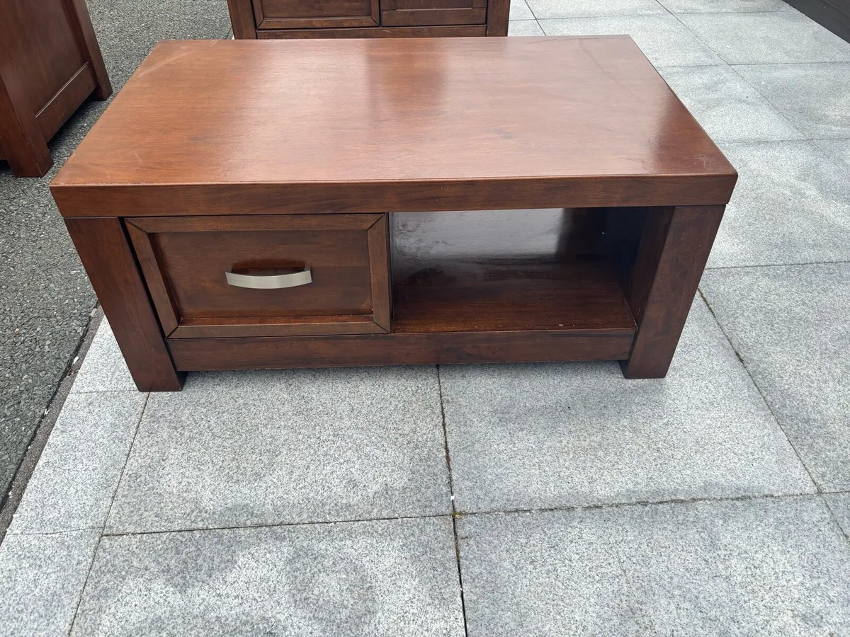 3 piece cherrywood living room furniture - Image 3