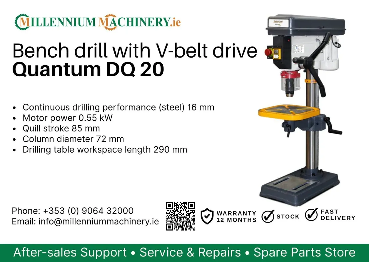 Bench drill with V-belt drive DQ 20 - Image 1
