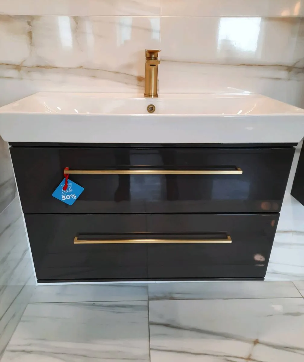 Vanity Unit, Tap & Storage Column - Image 2