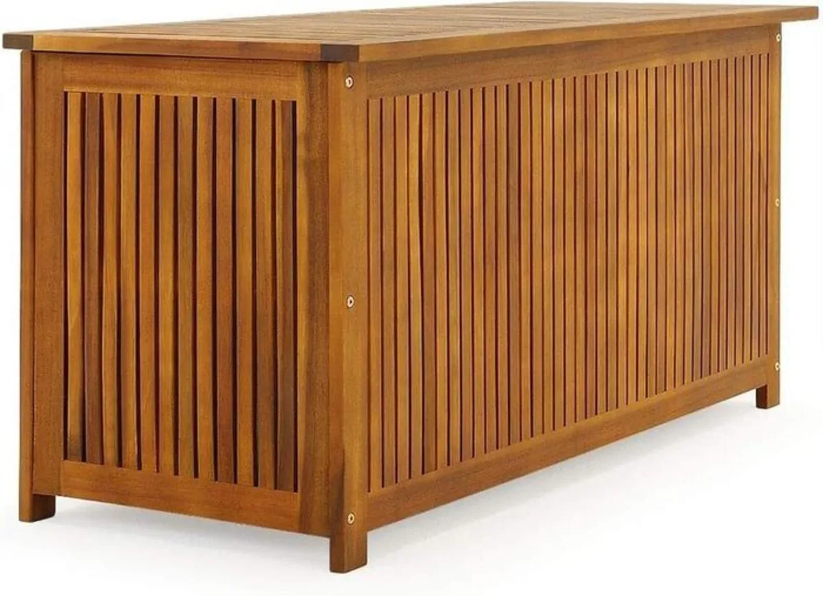 Acacia Wood Garden Storage Box 205L - Image 3