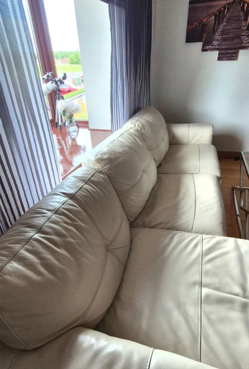 Leather Corner DFS  Sofa Bed - Image 3