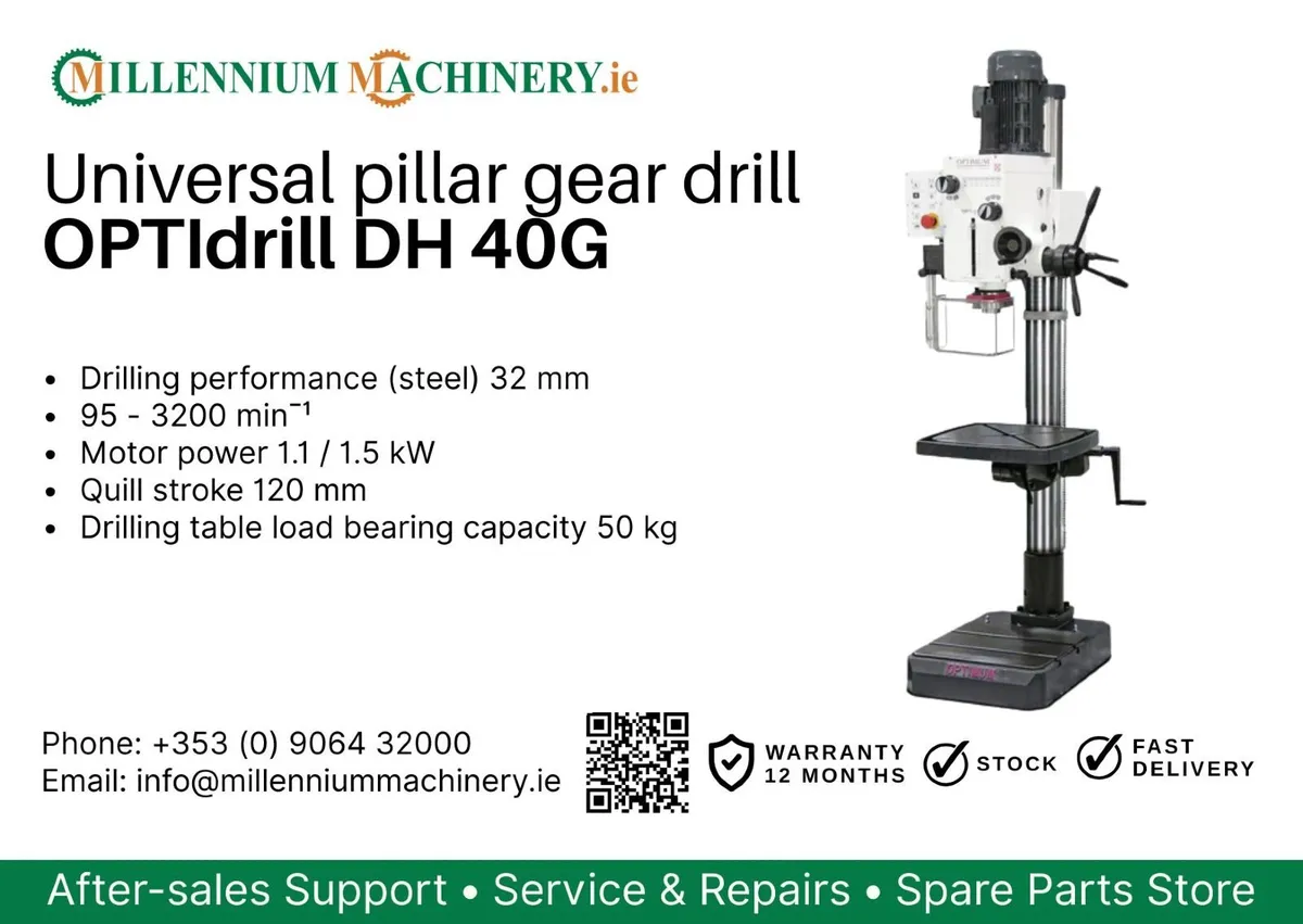 Universal pillar gear drill OPTIdrill DH 40G - Image 3