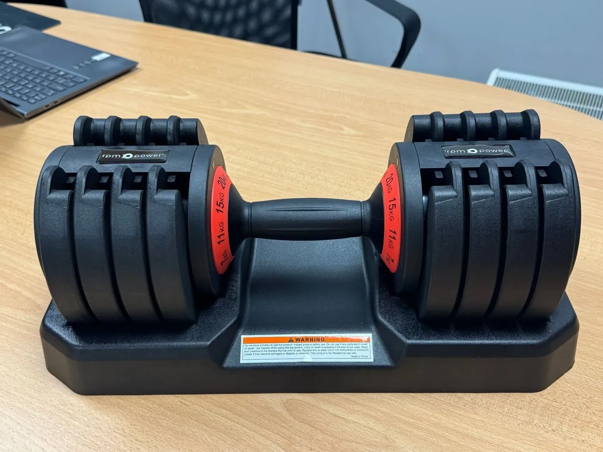 New RPM Power 20kg Adjustable Dumbbell - €69.99 - Image 3