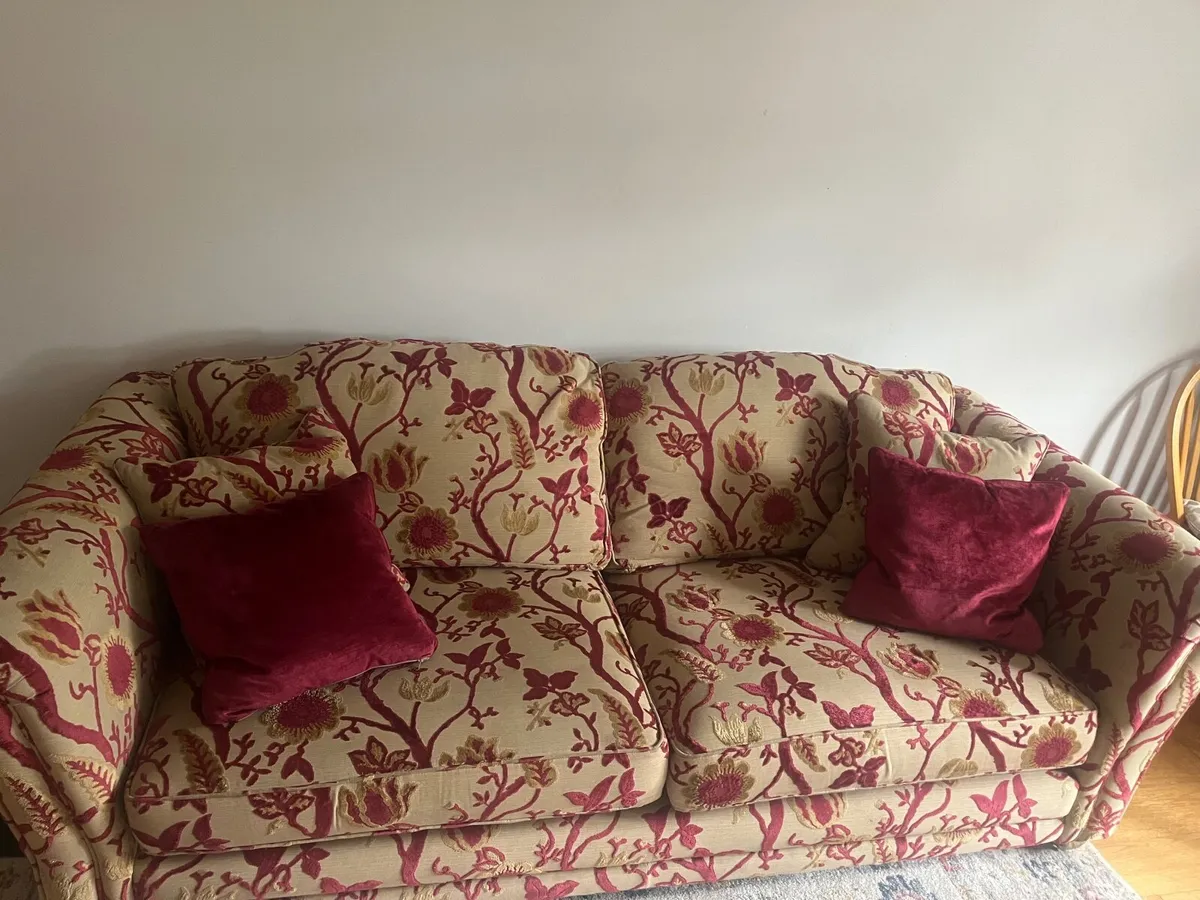 3 Seater Sofa & Armchair ~ excellent condition - Image 3