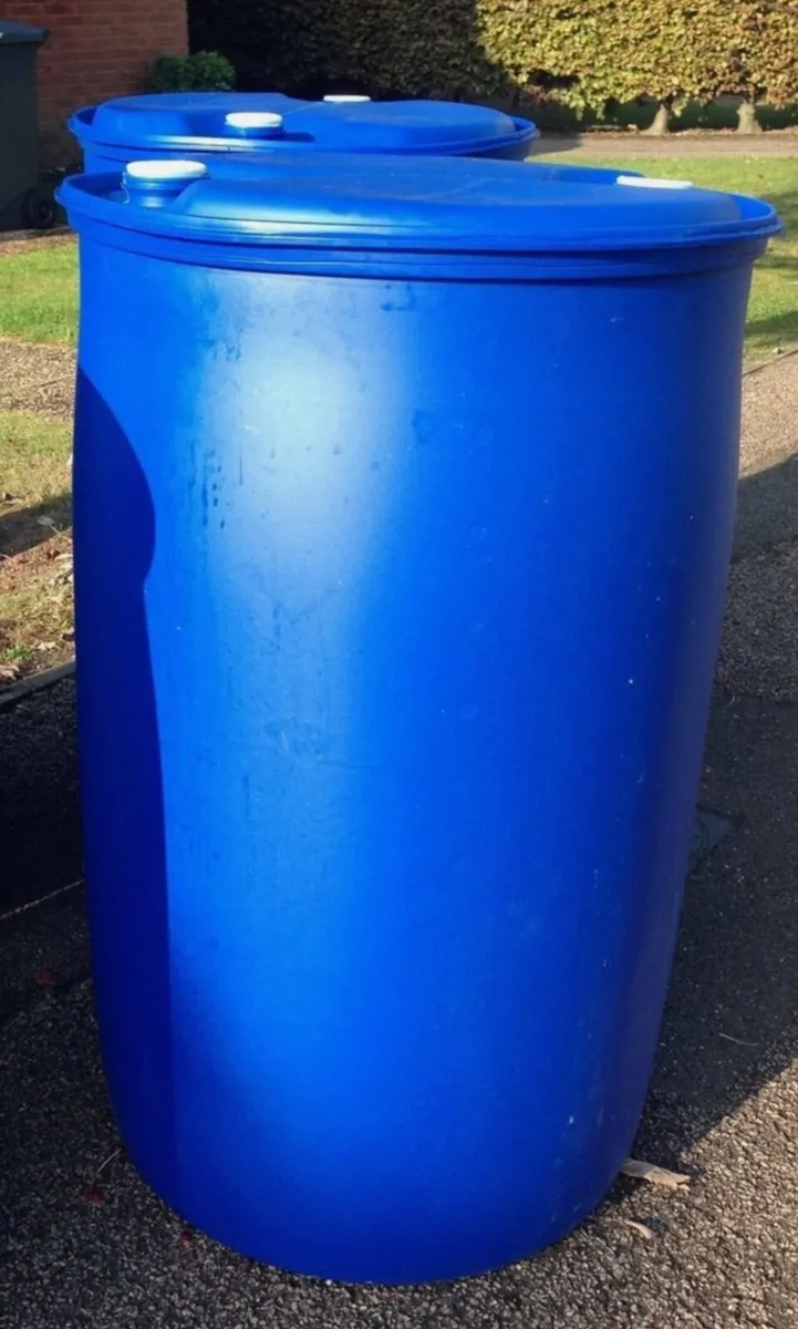 30 blue barrels