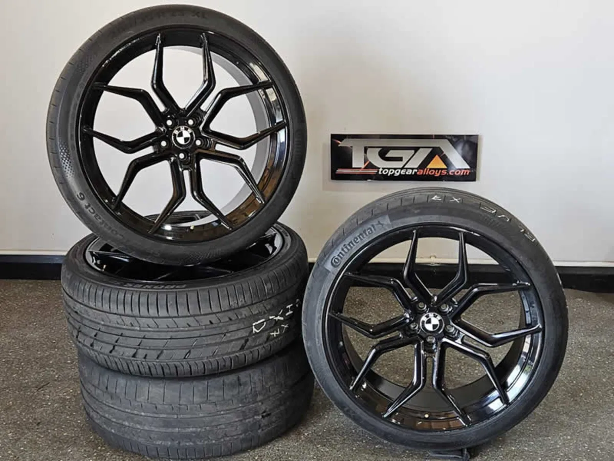 23" TGA-3 Alloys & Tyres For BMW X5 X6 X7 5X112 - Image 1