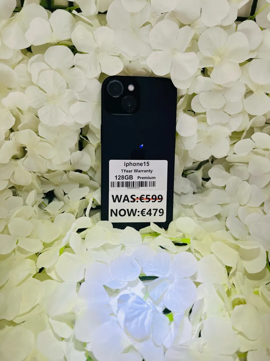 🔥iPhone 15 128GB premium 1Year WTY🔥😎 - Image 1