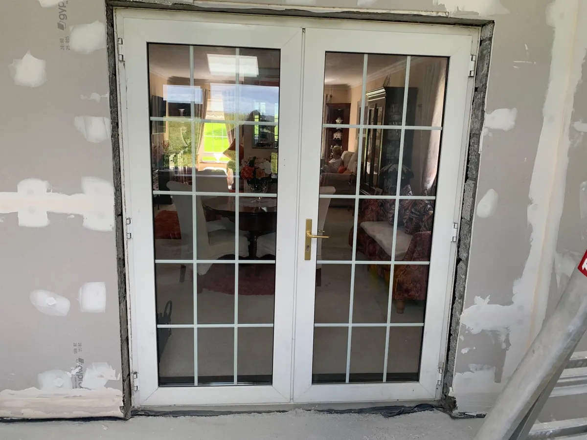 Double glazed french doors and window - Image 1