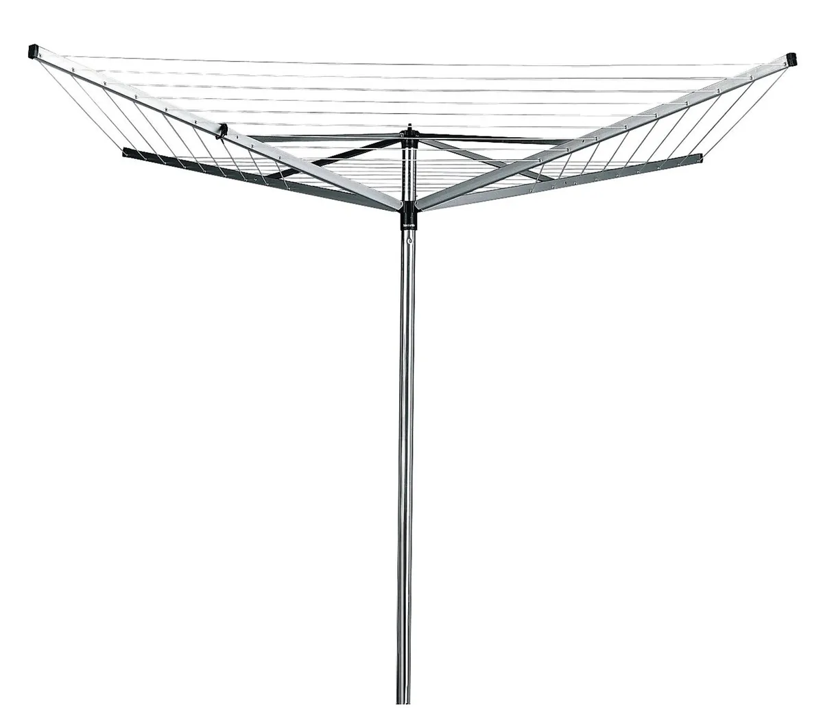 Brabantia Silver effect Rotary airer clothes line - Image 1