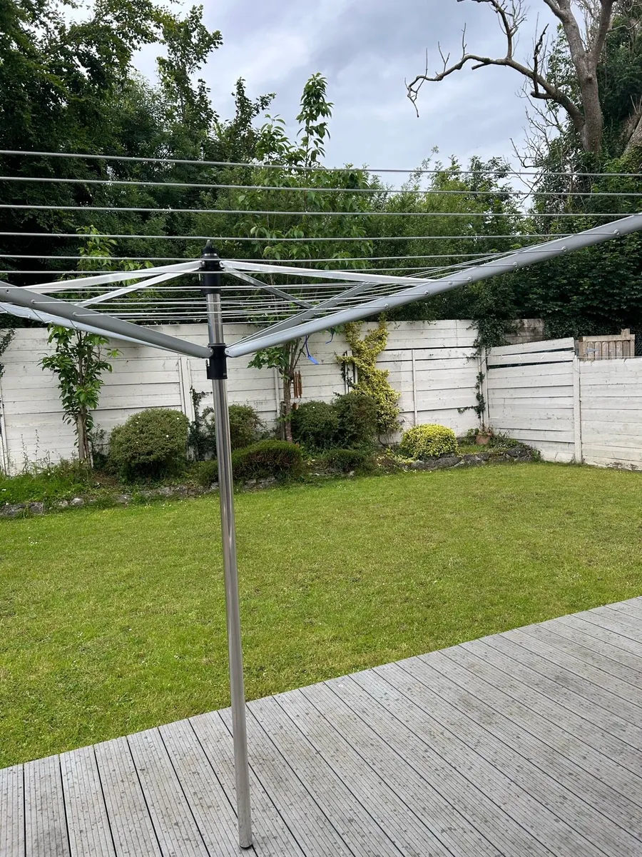 Brabantia Silver effect Rotary airer clothes line - Image 3