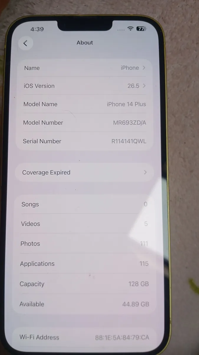 Iphone 14 plus 128 gb excellent condition - Image 3