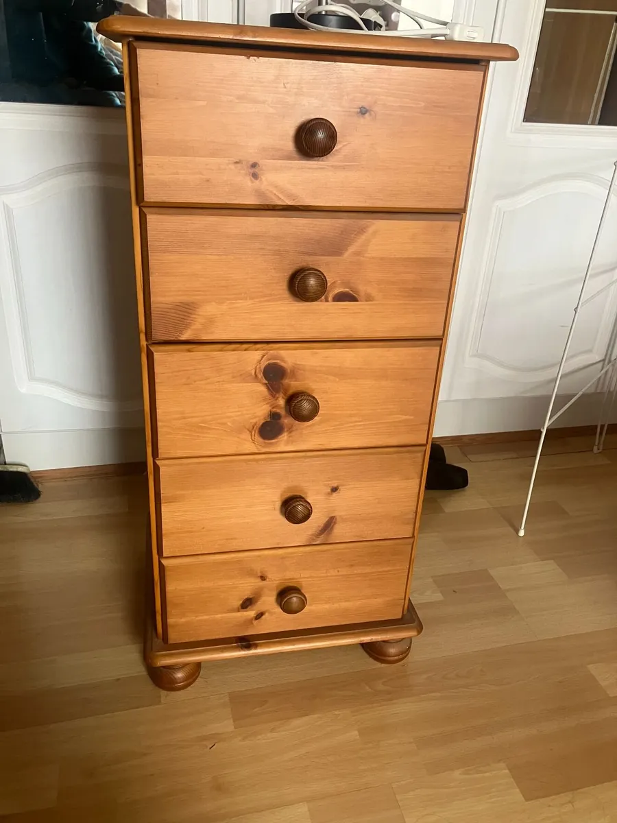 Solid wood pine drawers - Image 1