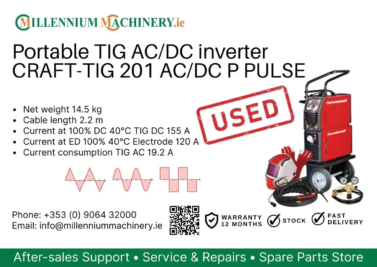 Portable TIG AC/DC inverter CRAFT-TIG 201 AC/DC - Image 1