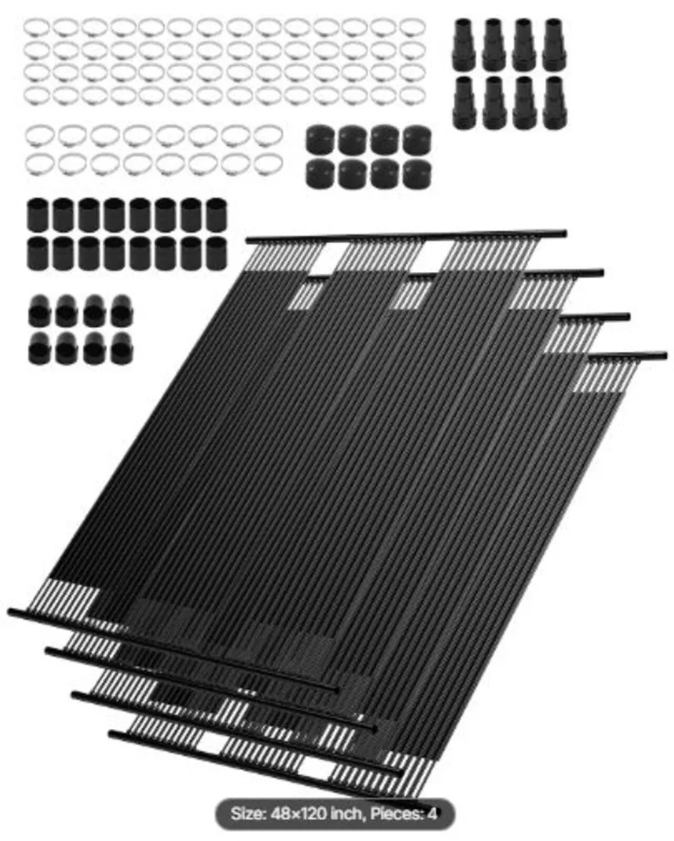 Solar Pool Heater, 4 x 10 ft HDPE Solar Pool Panel - Image 1