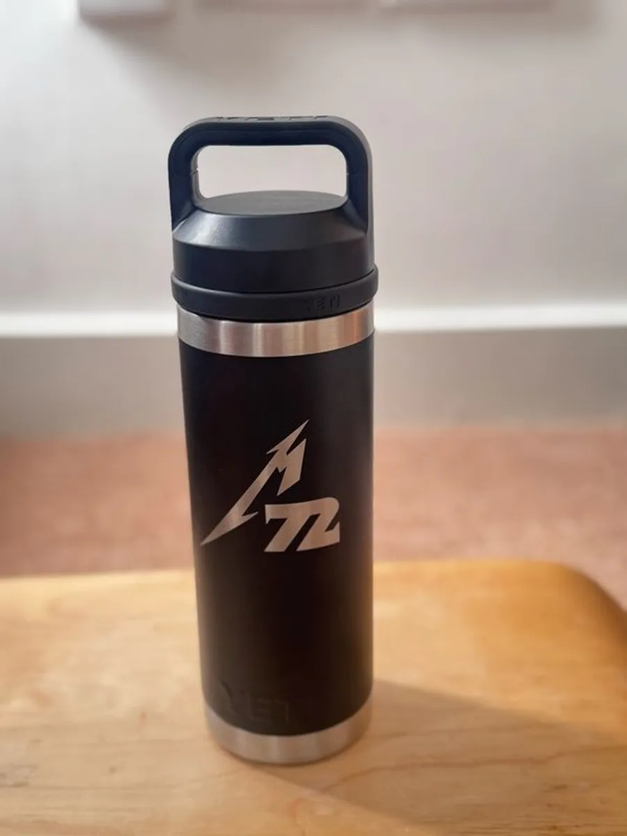 Metallica world Tour 72 seasons yeti rambler bottle chug cap insulated - Image 3