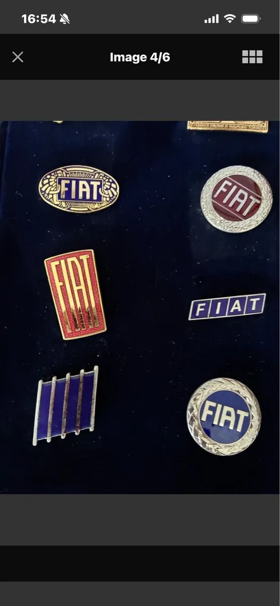 Fiat Centenary Lapel Pin Set - Image 4