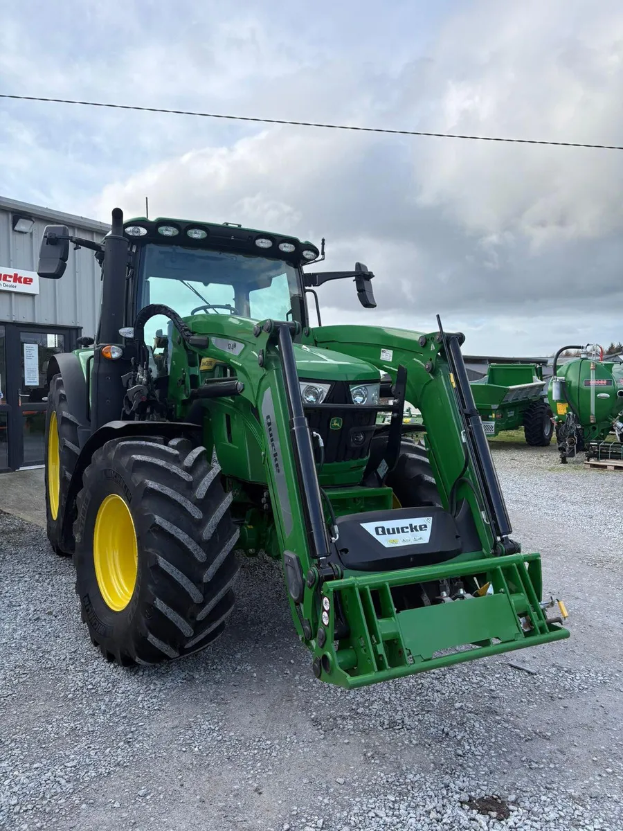 2023 John Deere 6R120 & Q4M Loader - Image 2