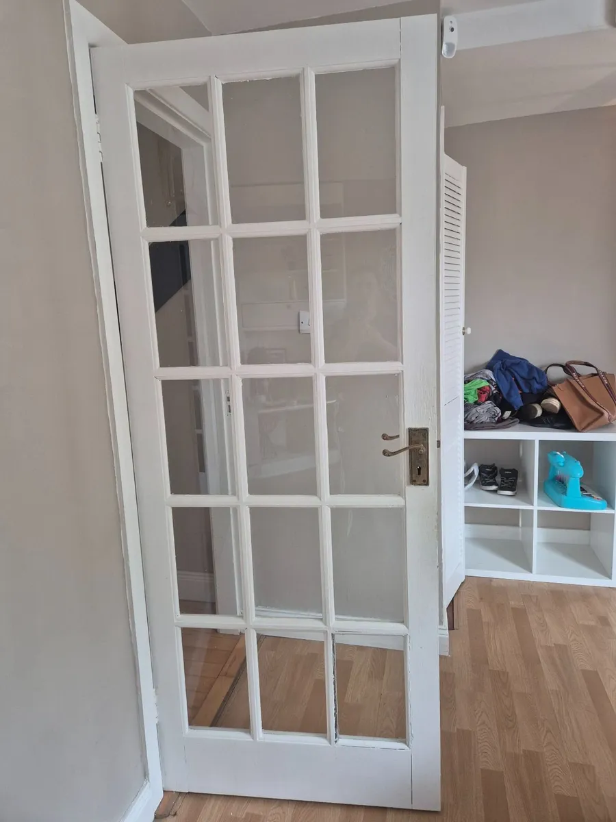 Internal glass doors x 7 - Image 1